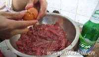 火锅店嫩牛肉的制作方法