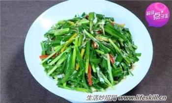 怎样炒韭菜既不出水又能入味？