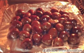 绵软香甜的糖烤板栗自己做