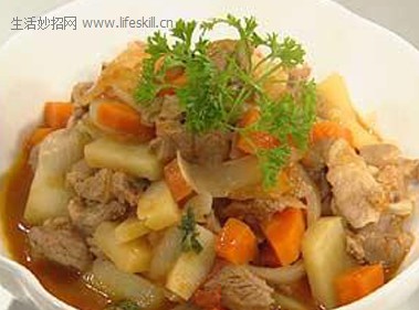 茄汁香麻羊肉
