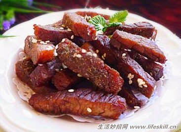 风味手撕牛肉条的做法