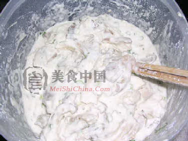 美食中国图片 - 软炸鲜蘑(全程图)