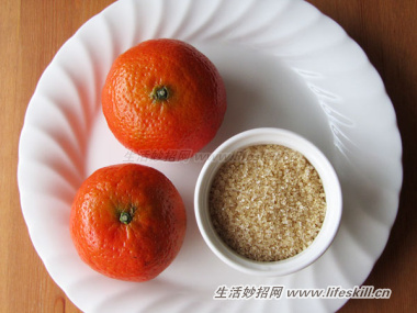 糖渍橘皮，去除苦味小秘诀！