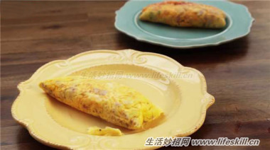 教你用保鲜袋制作早餐蛋卷，无油腻更健康~