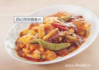 西红柿芙蓉鱼片的做法