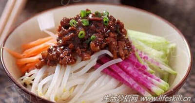三分钟学做炸酱面