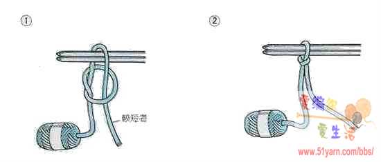 棒针教程(一)