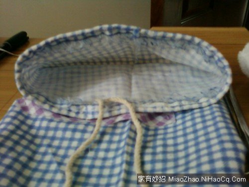 DIY超可爱毛巾兔收纳袋